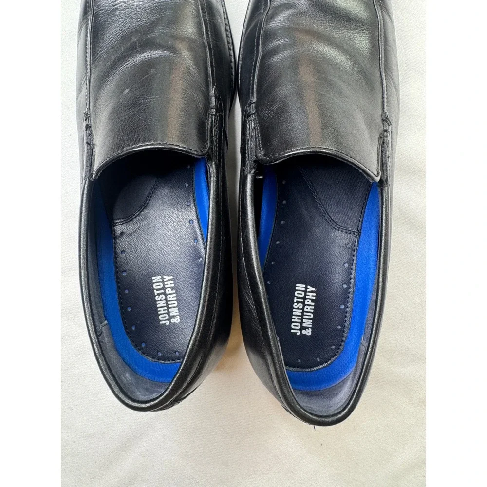 Johnston & Murphy Stockton Venetian Loafer, Men's Size 11.5 M, Black MSRP $149‎